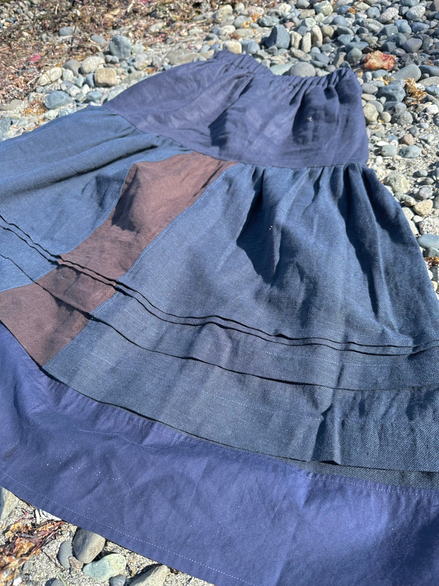 Ostara Skirt - zero waste patchwork