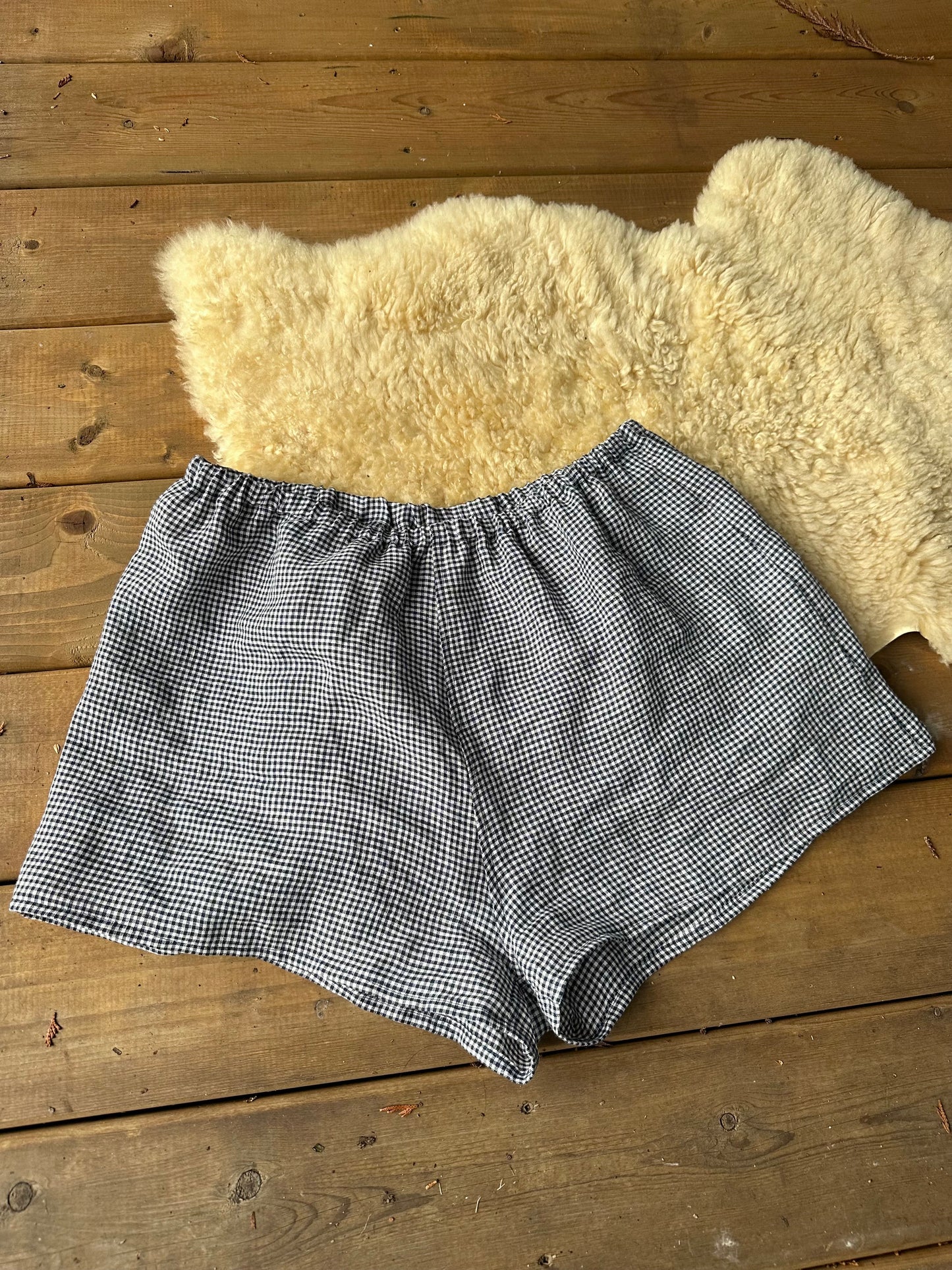 Linen Sleep Short