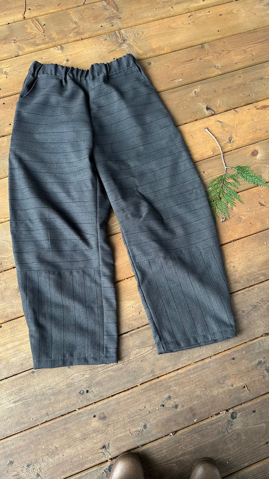 Wool Barrel Pant-M/L regular