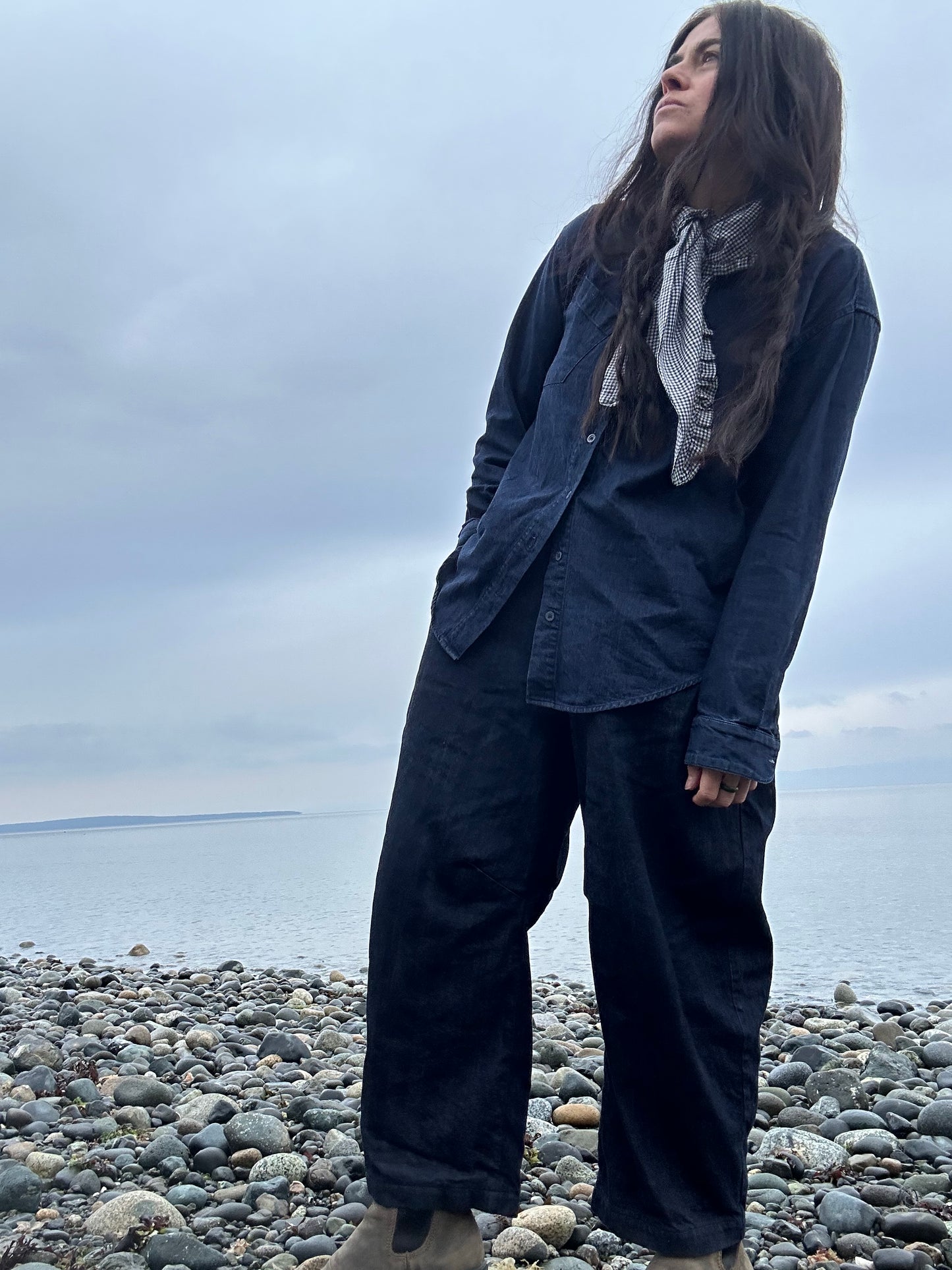 Barrel Denim-Black-Made to Order