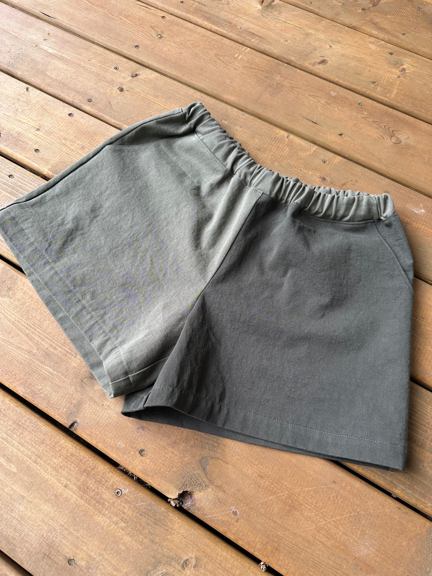 Cedar Short - mixed textiles