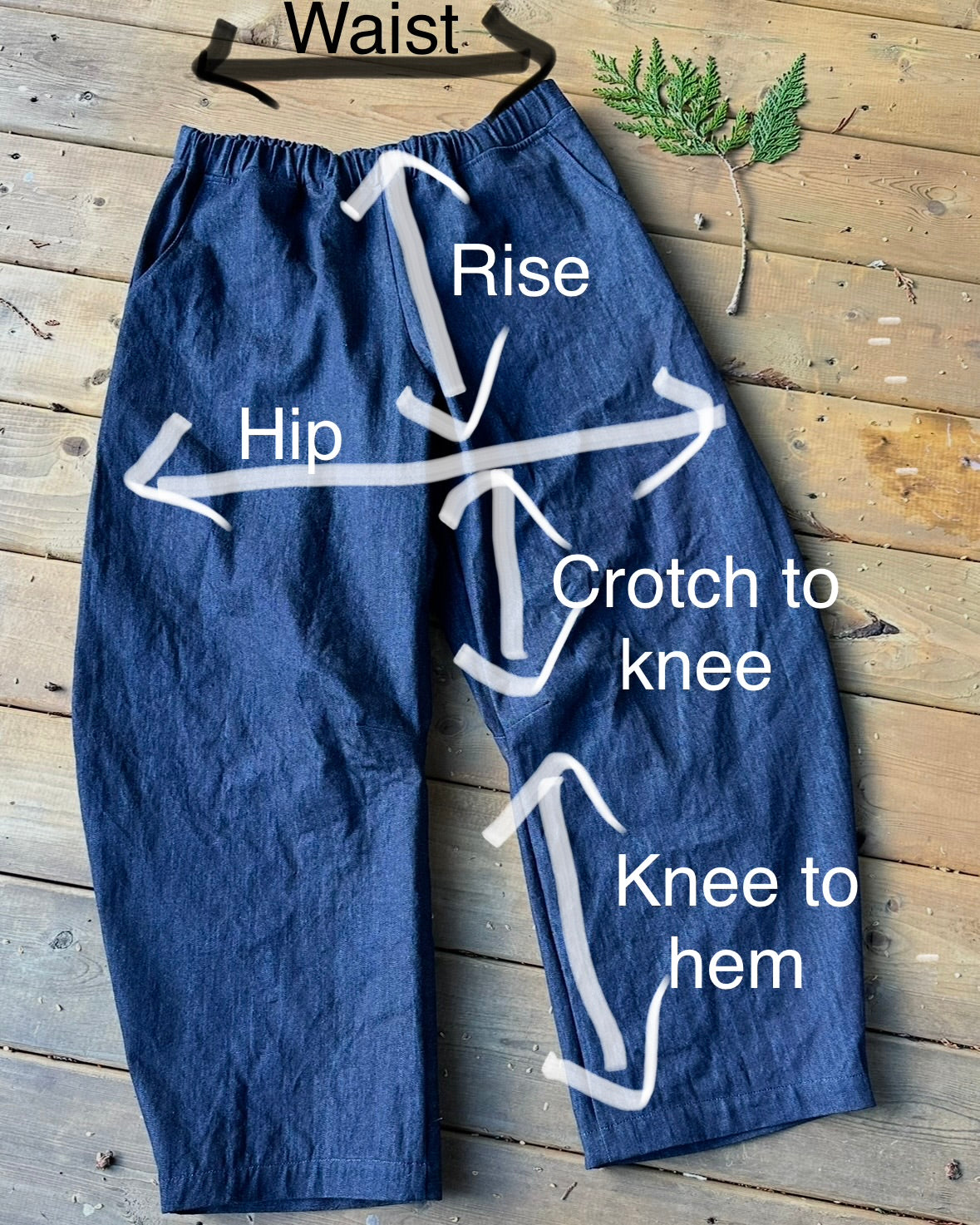 Barrel Denim-Black-Made to Order