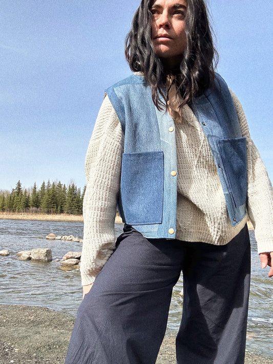 Denim Forager Vest S/M