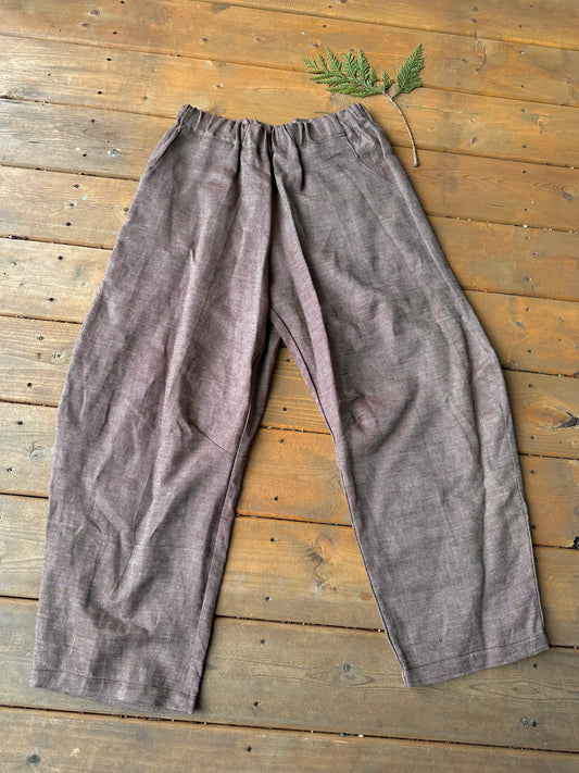 Linen Barrel Pant-M/L regular