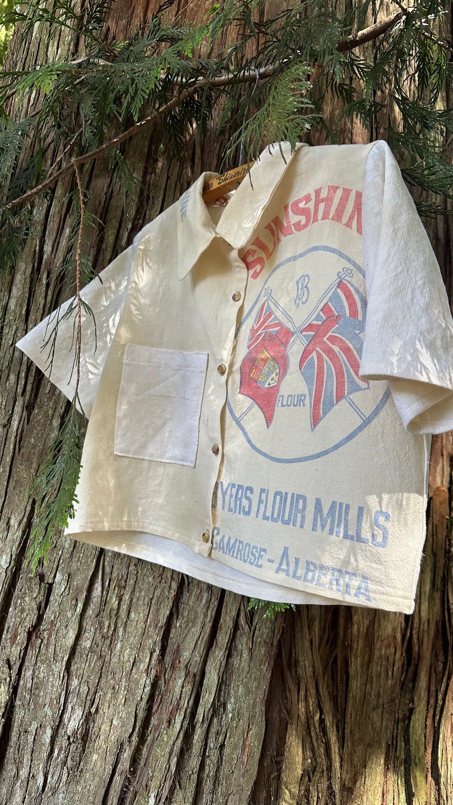 Flour Sack button up