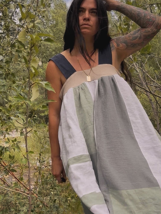 Patchwork Wildflower Dress