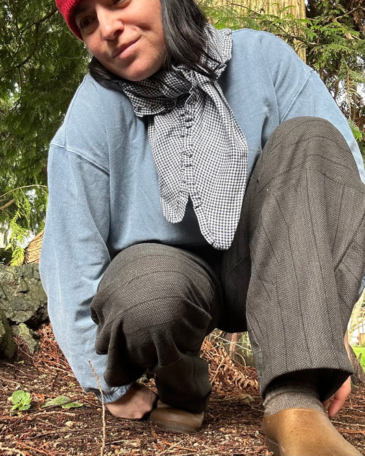 Wool Barrel Pant-M/L regular