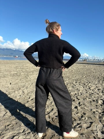 Barrel Denim-Black-Made to Order