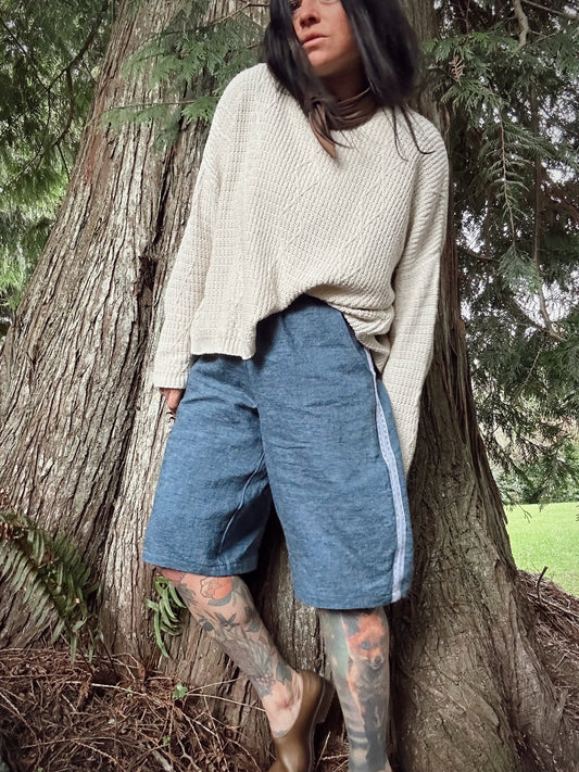 * Bermuda Trackies - Linen