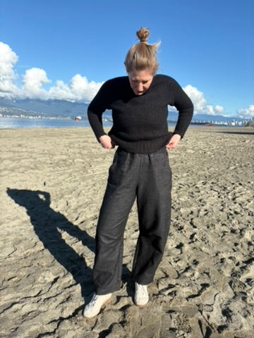 Barrel Denim-Black-Made to Order