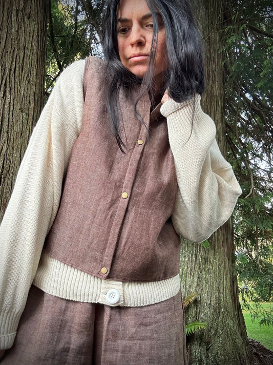 Linen Vest S/M
