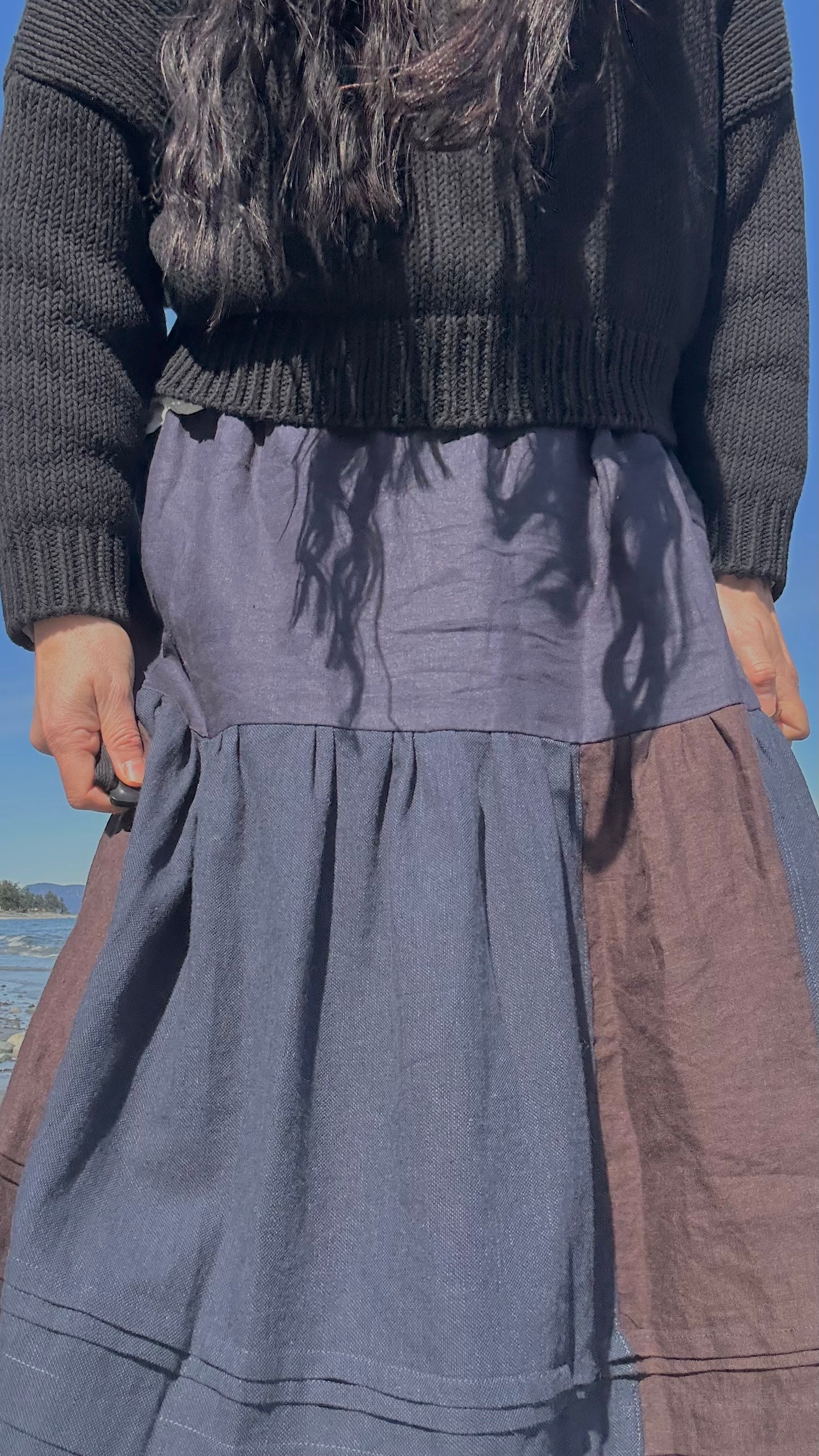 Ostara Skirt - zero waste patchwork