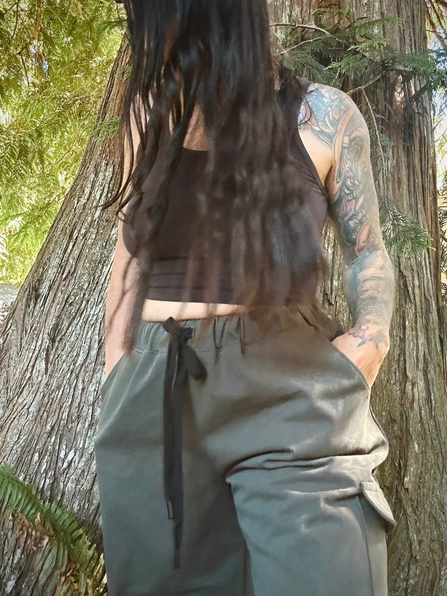 Kootenay Jogger- mixed textile custom