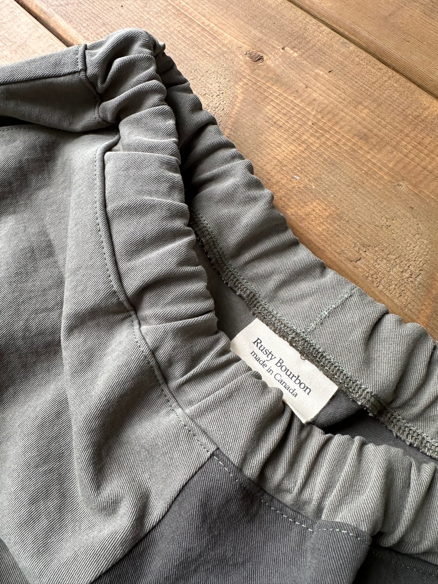 Cedar Short - mixed textiles
