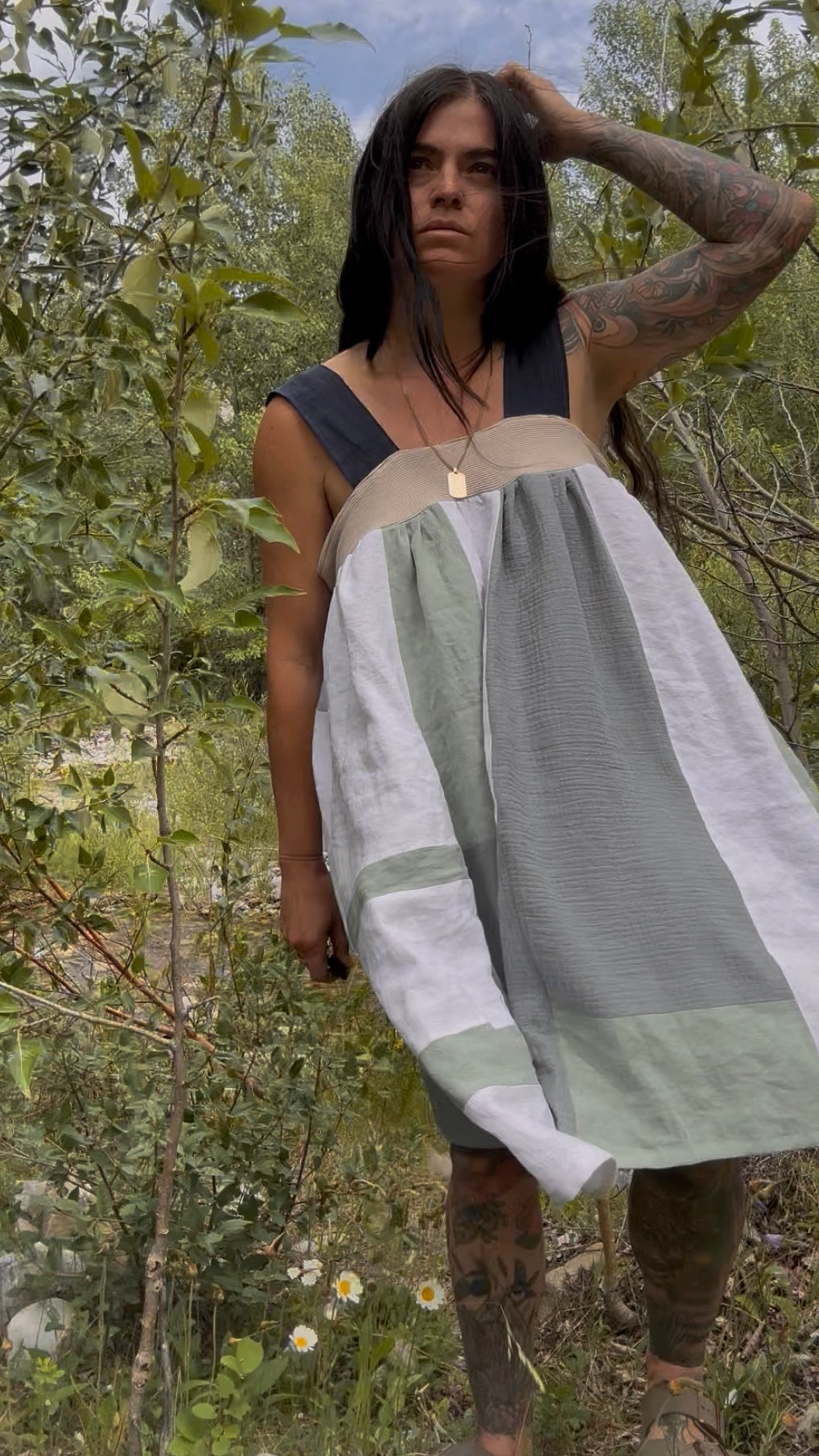 Patchwork Wildflower Dress