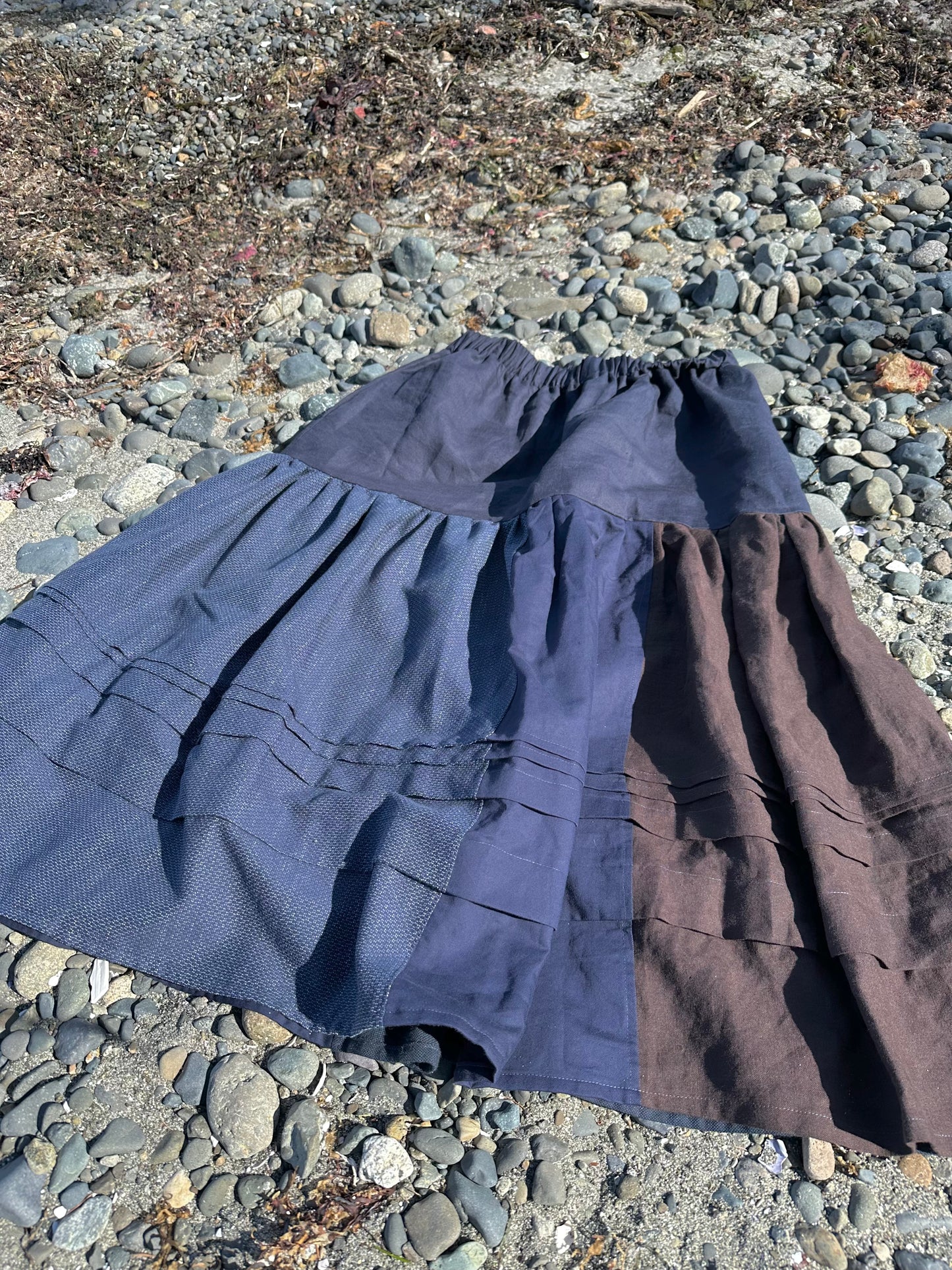 Ostara Skirt - zero waste patchwork