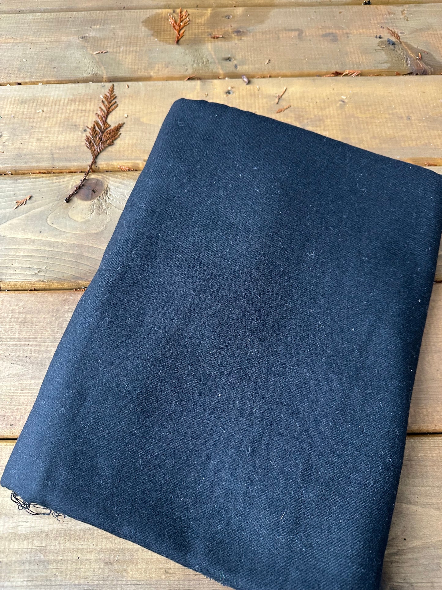 The Shoreline Maxi - Black Wool