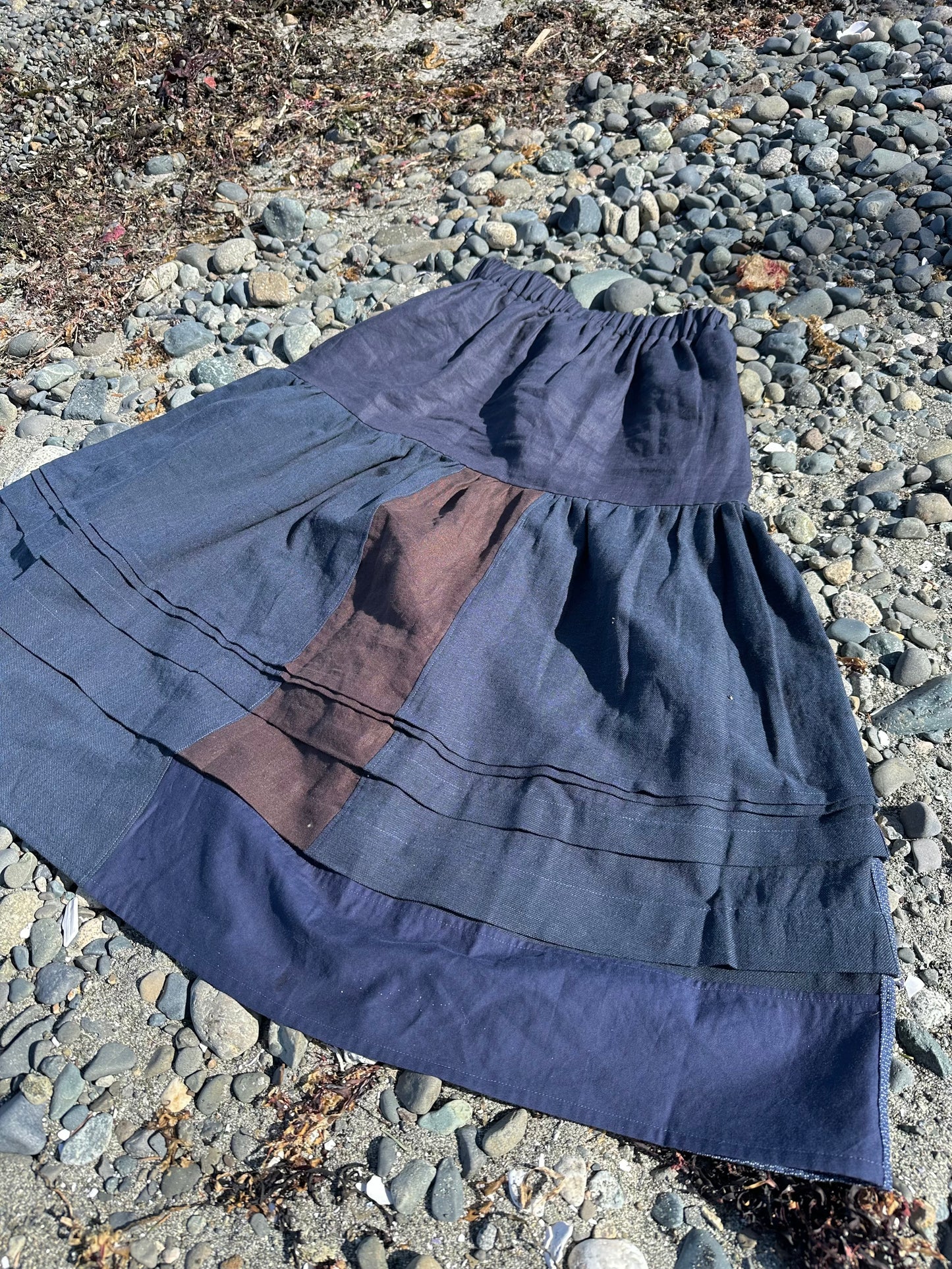 Ostara Skirt - zero waste patchwork