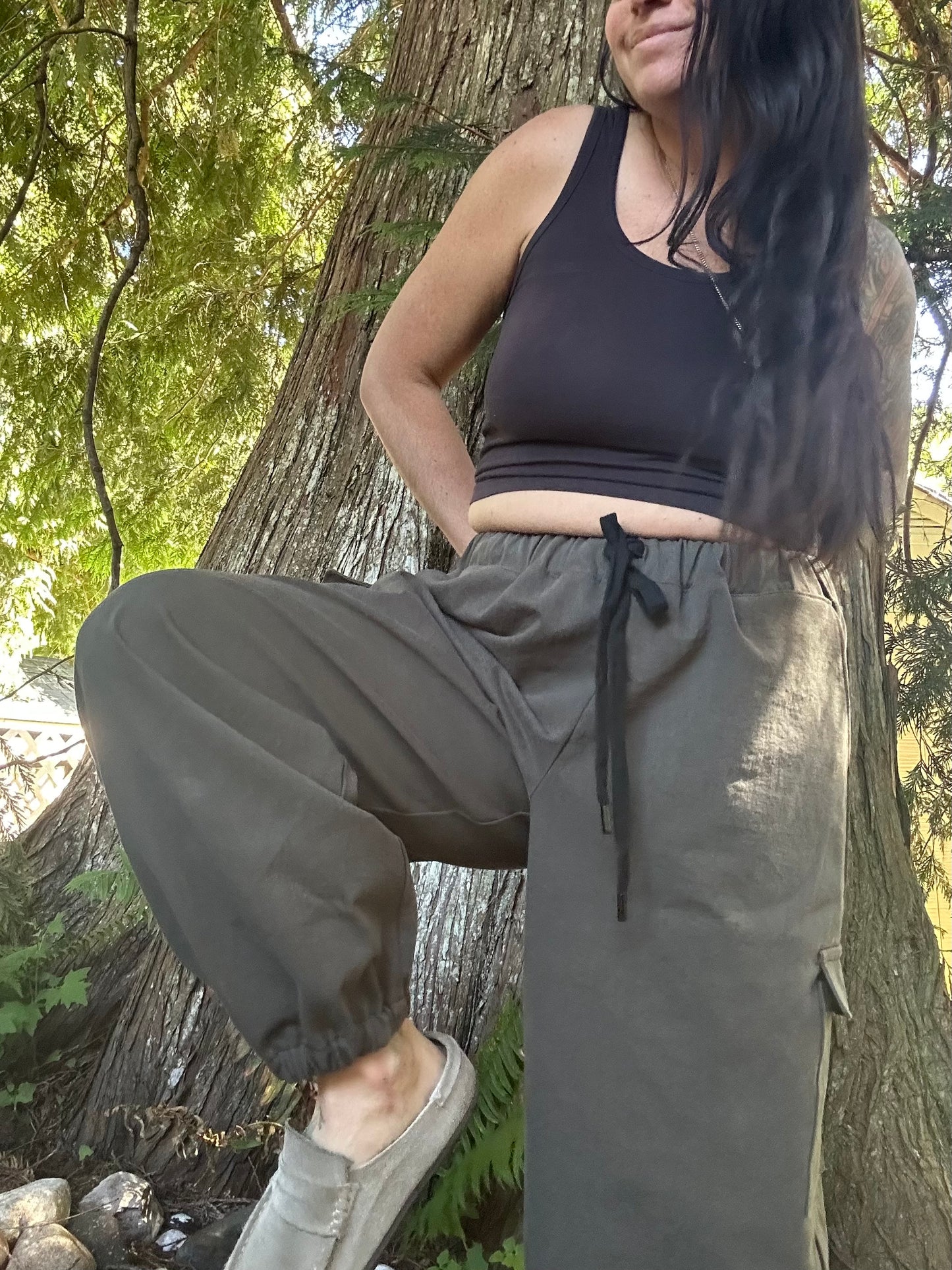 Kootenay Jogger- mixed textile custom