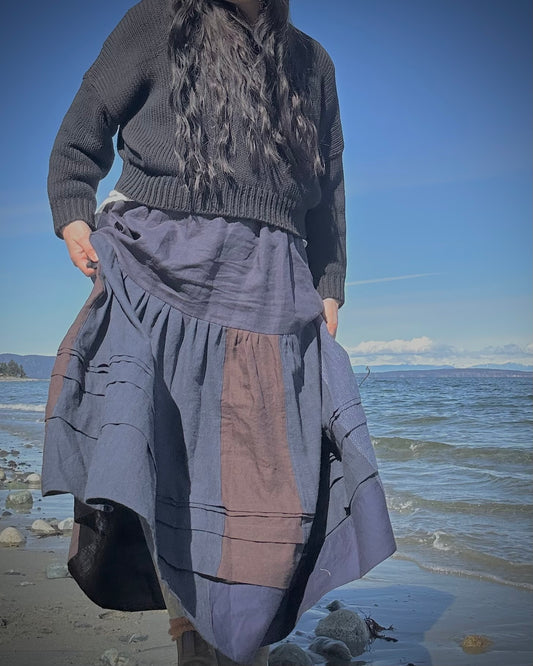 Ostara Skirt - zero waste patchwork