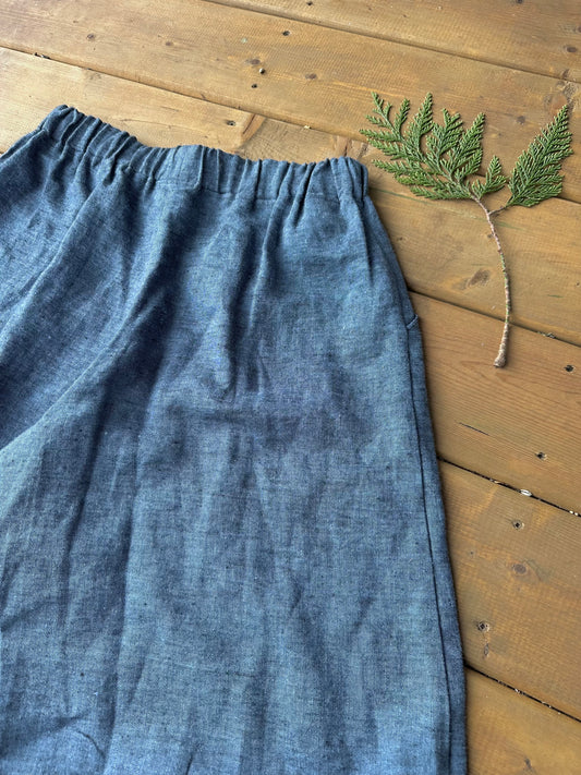 Linen Barrel Pant-M/L regular