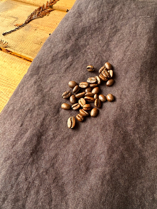 Linen Sleep Short- espresso brown