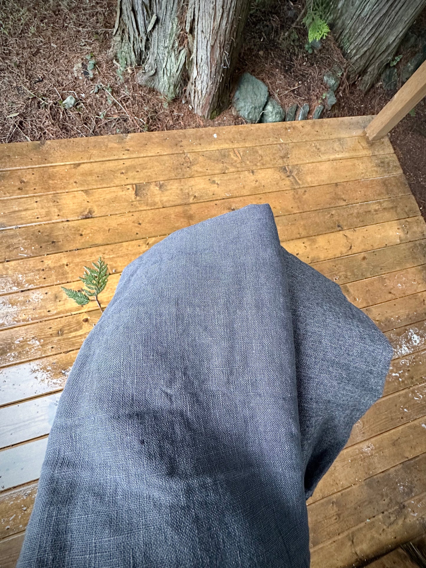 Linen Vest -Grey- Made to Order