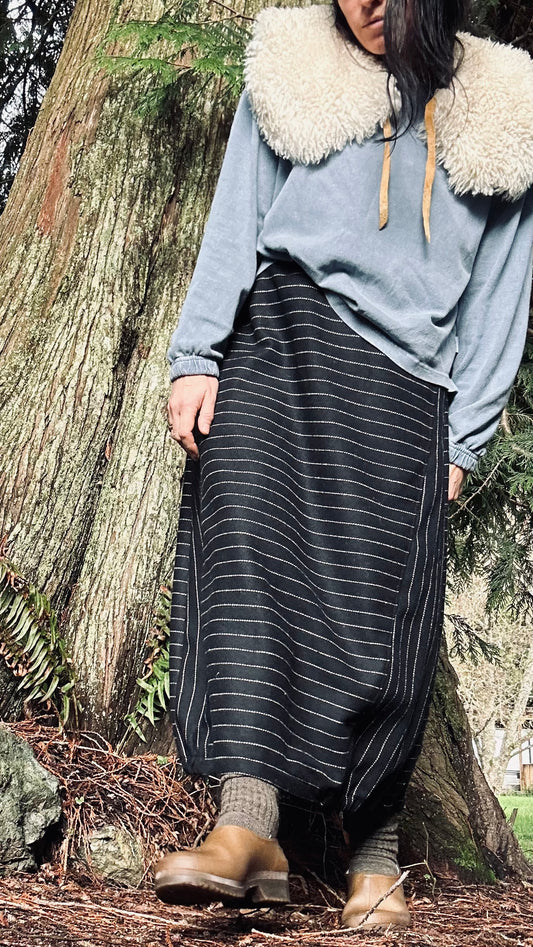 Wool balloon skirt S/M