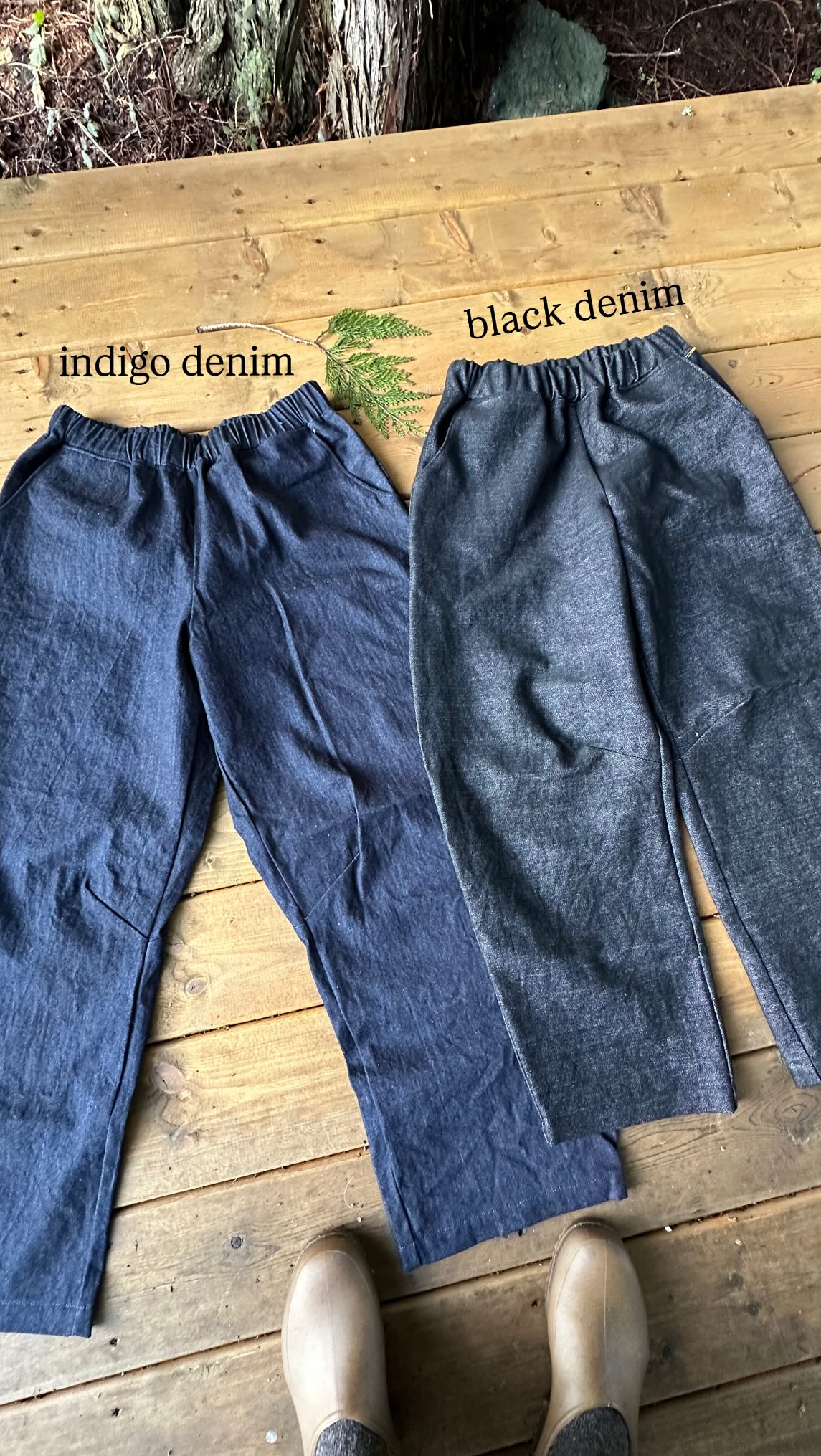 Barrel Denim-Black-Made to Order