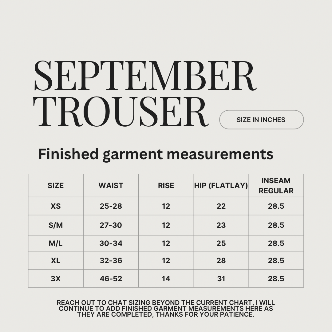 *September Trouser